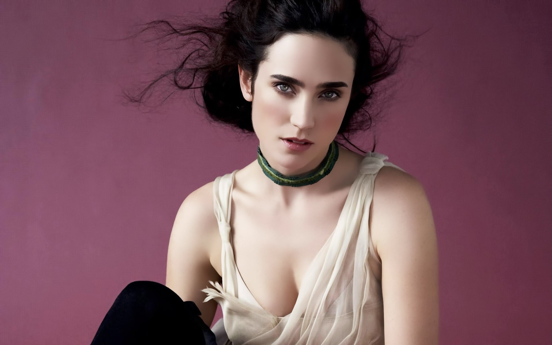 moda mulher retrato glamour modelo sexy menina elegante cabelo bonita jennifer connelly atriz celebridade atrizes de hollywood mulheres
