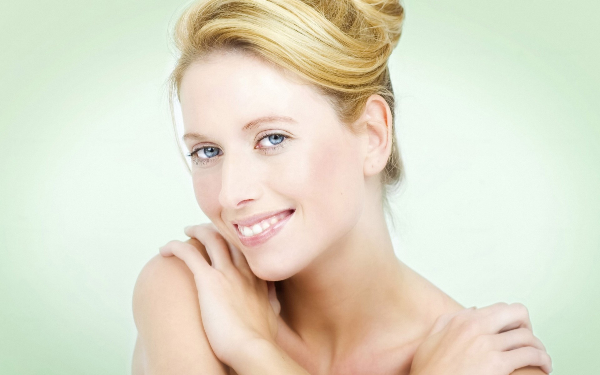 mulher retrato nude couro sexy olho bonita moda glamour limpo jovem menina mulher