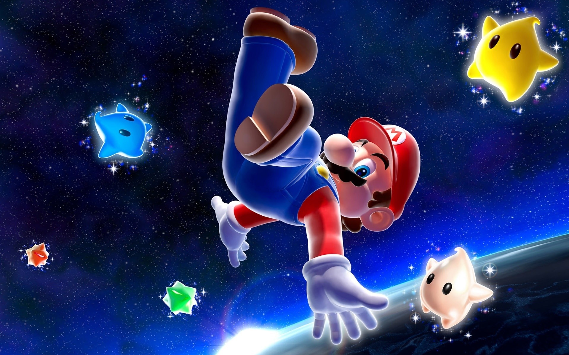 mario natal lua fundo