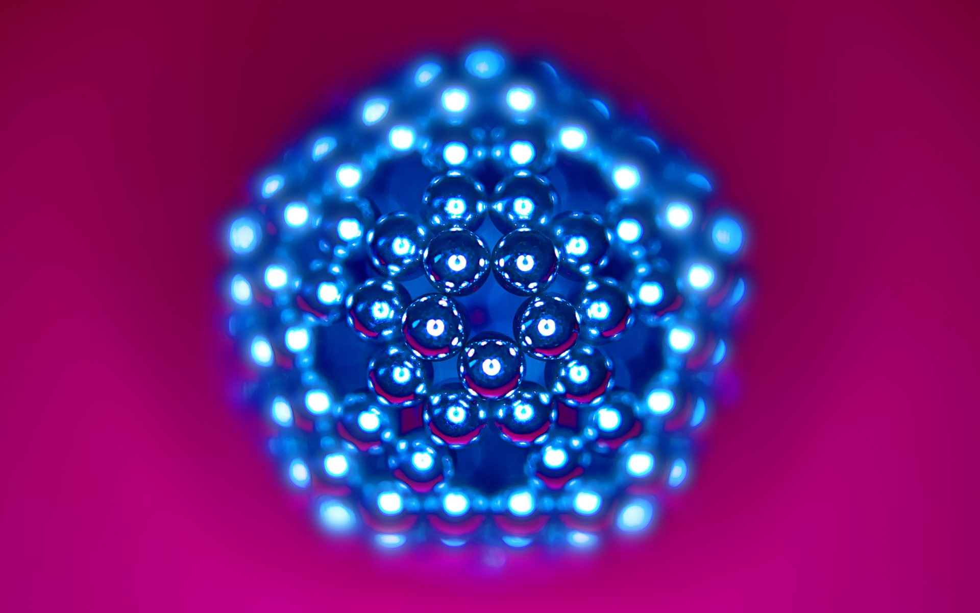 brilhante brilha abstrato brilho redondo arte borrão papel de parede natal design macro ímãs rosa