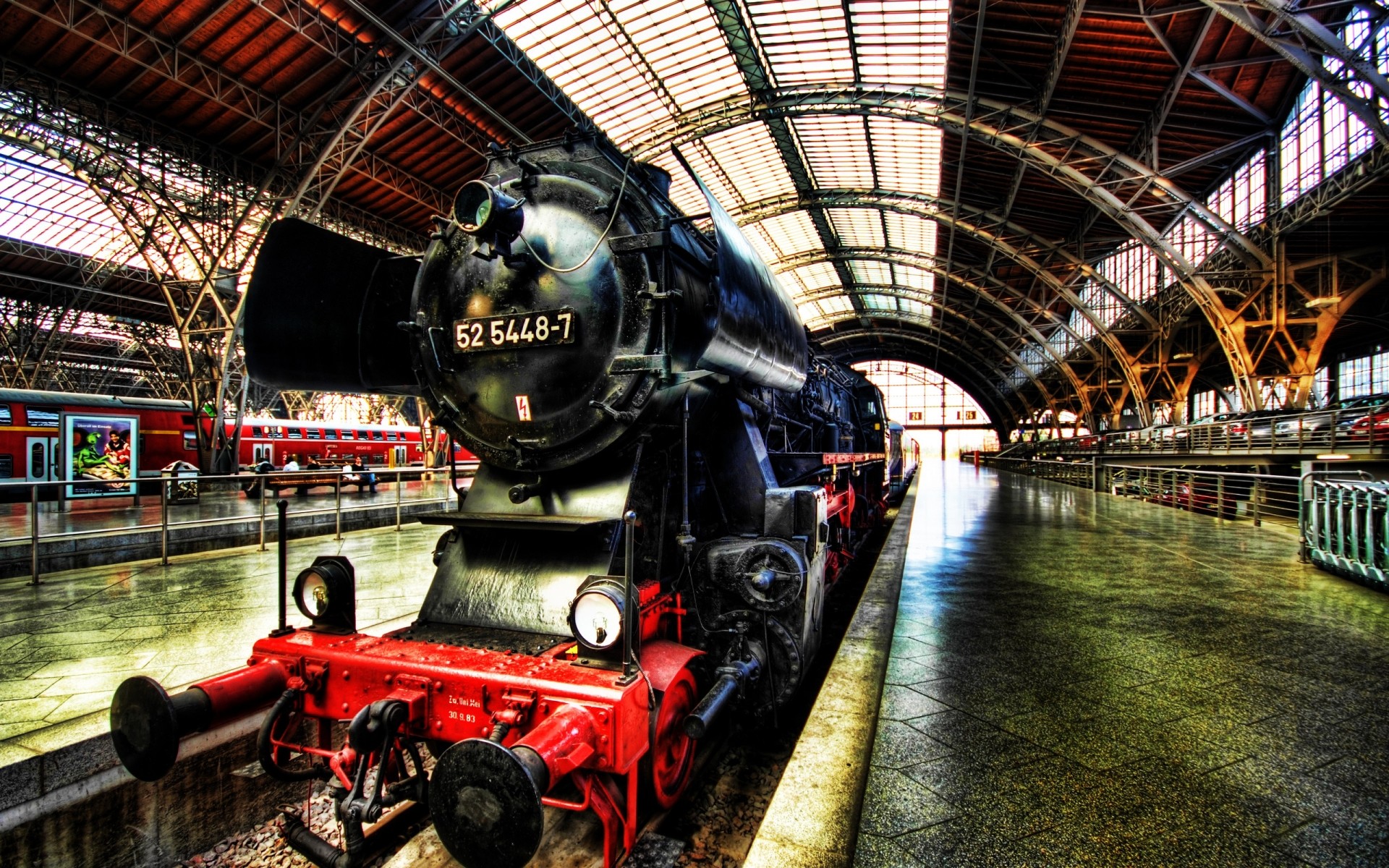 trem ferrovia sistema de transporte tecnologia motor indústria estação viagem linha aço velho vintage drh