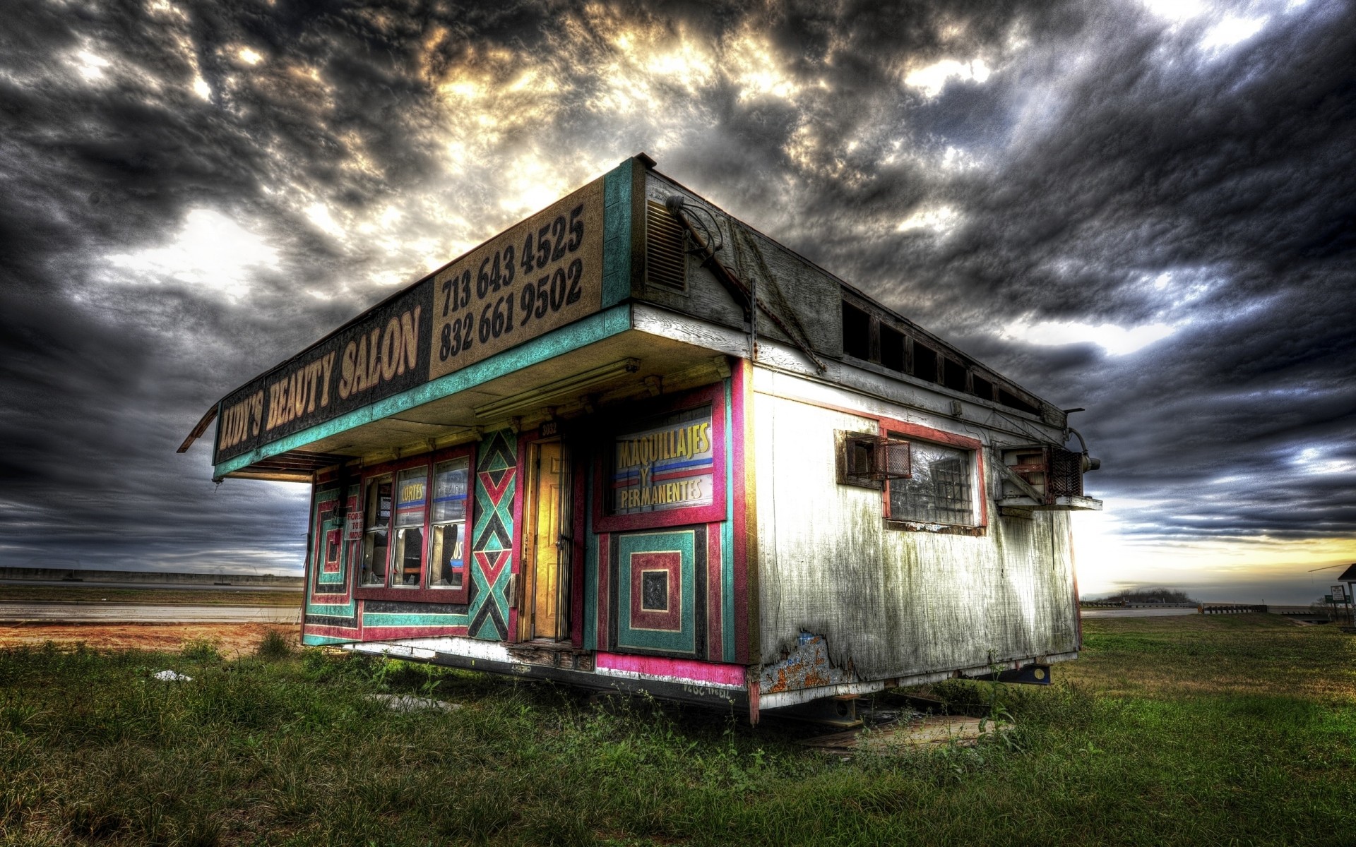 céu paisagem casa arquitetura nuvens fundo
