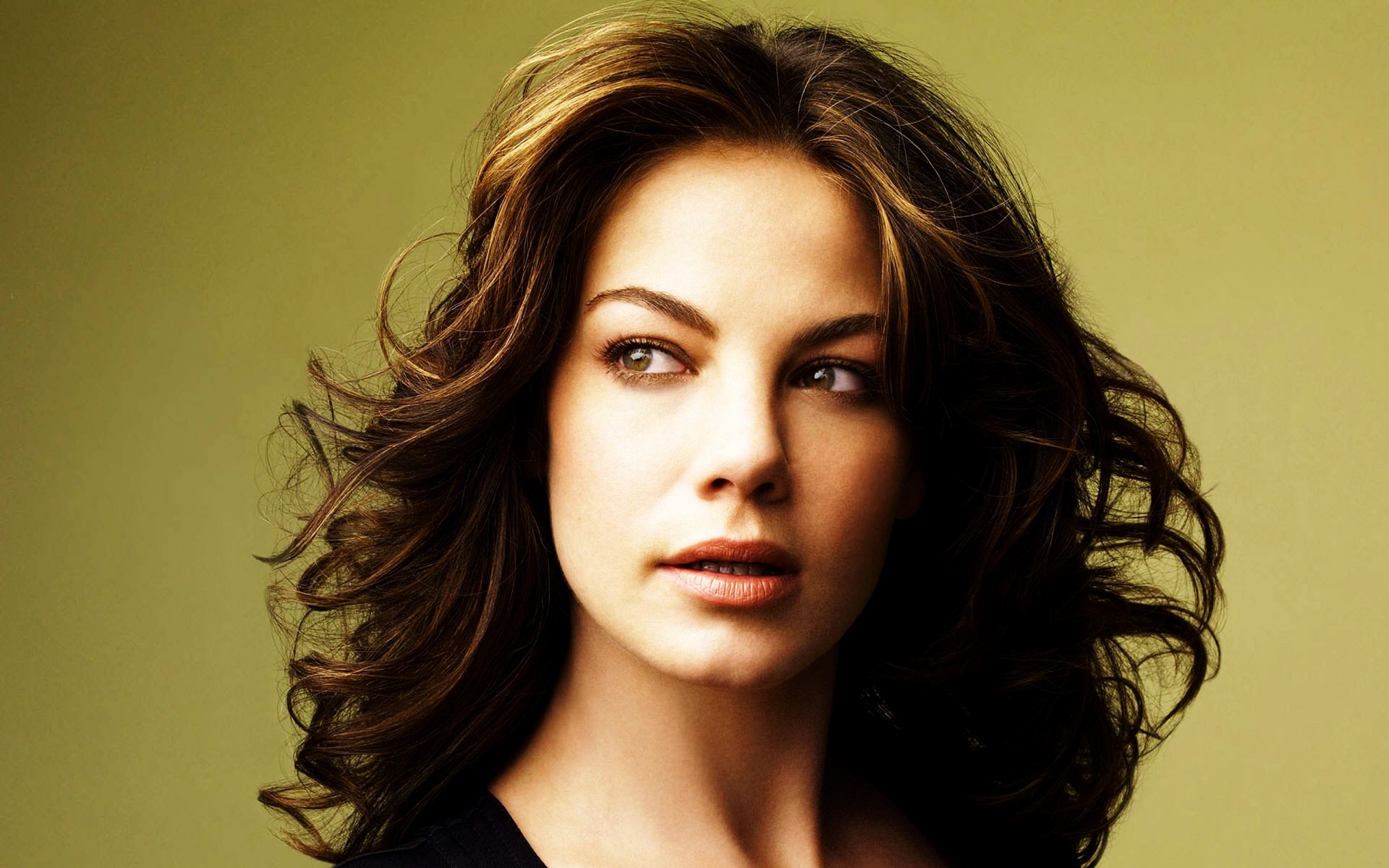 retrato mulher moda modelo menina glamour olho sexy solteiro cabelo atriz michelle monaghan mulher celebridade