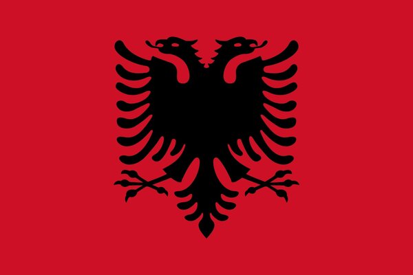 Bandeira da Albânia símbolo