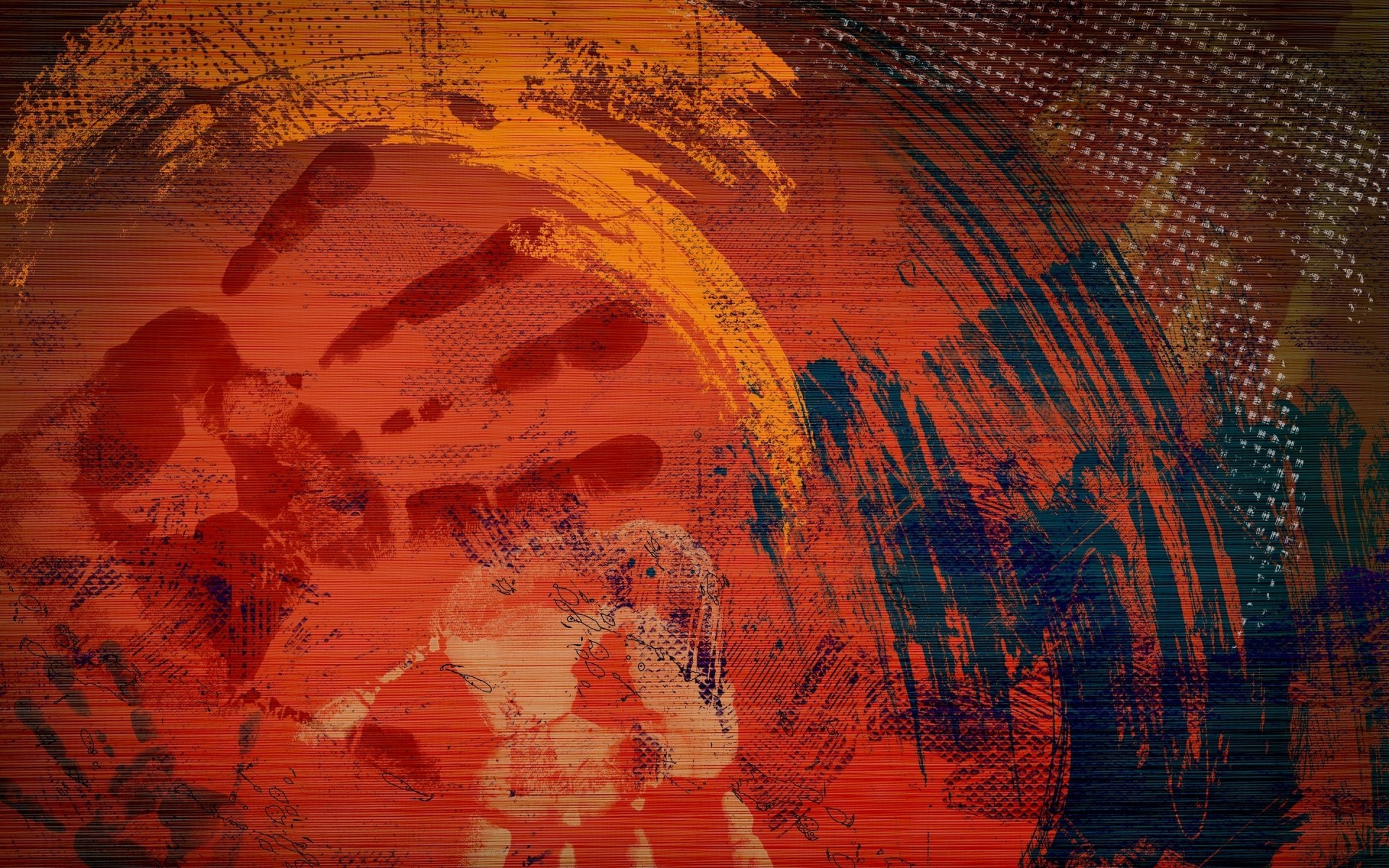 abstrato pintura arte padrão textura desktop ilustração papel fundo