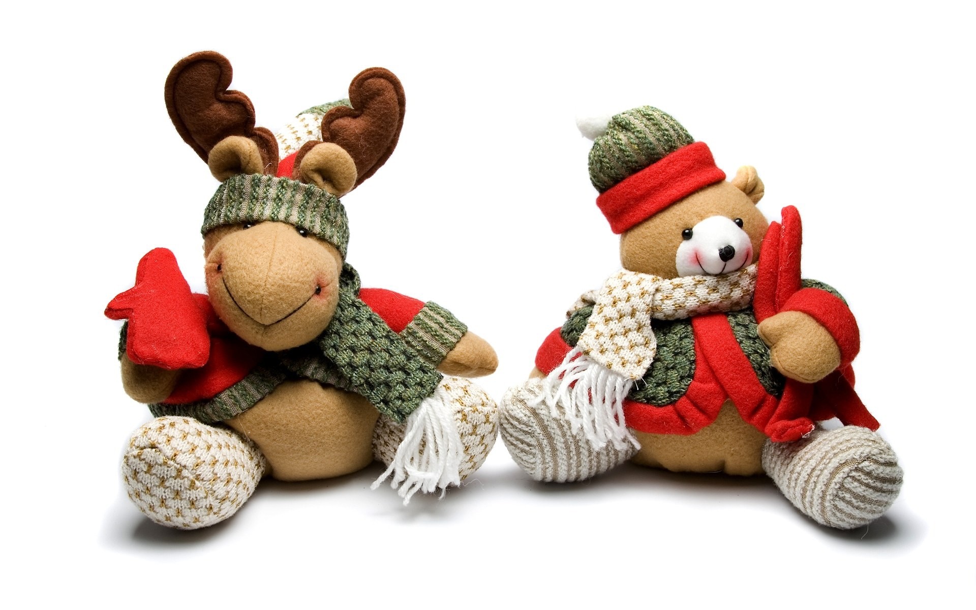 brinquedo natal desktop isolado criança inverno presente teddy lã jogar pouco cervos brinquedos brinquedos engraçados fundo