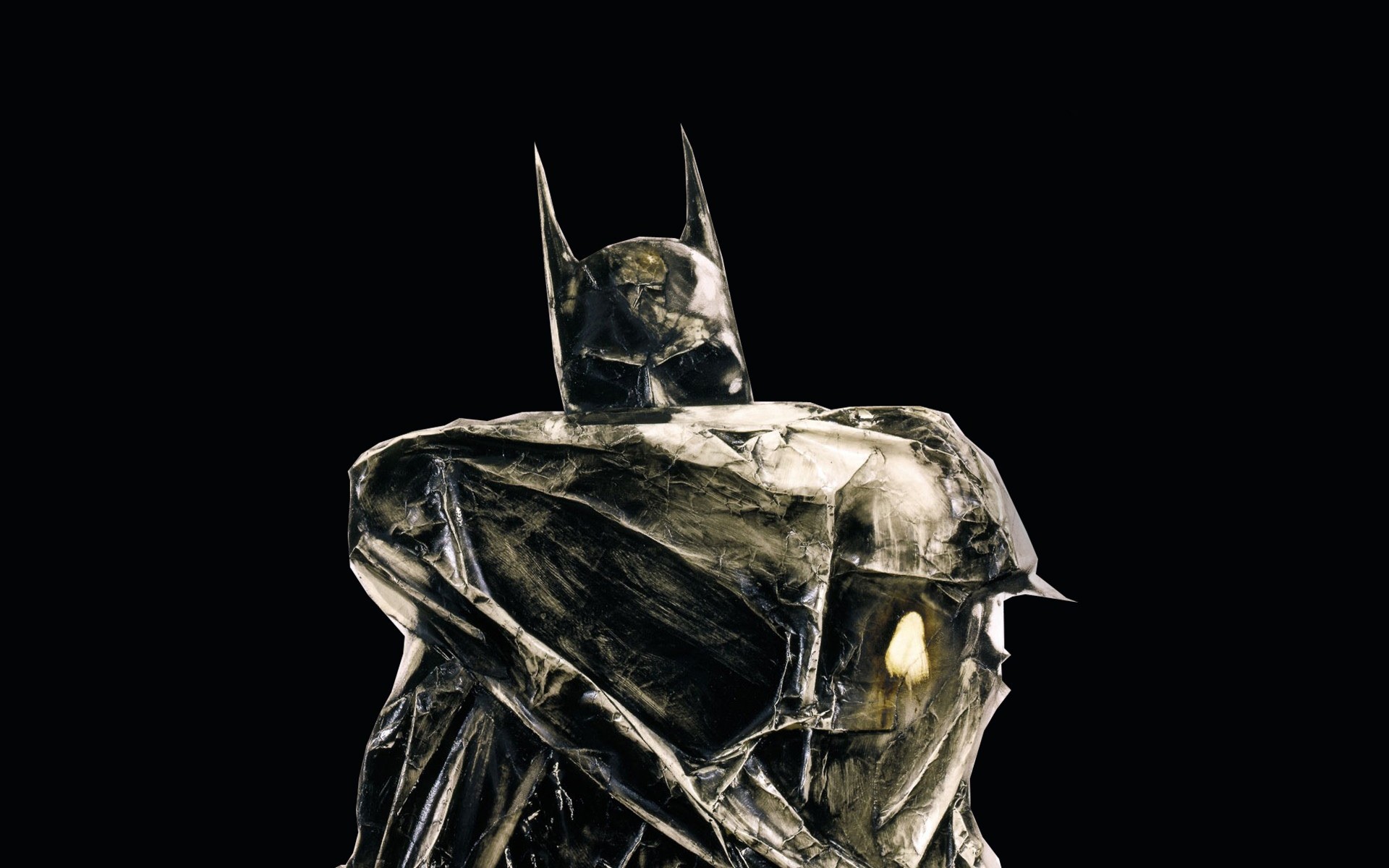 um escultura desktop batman