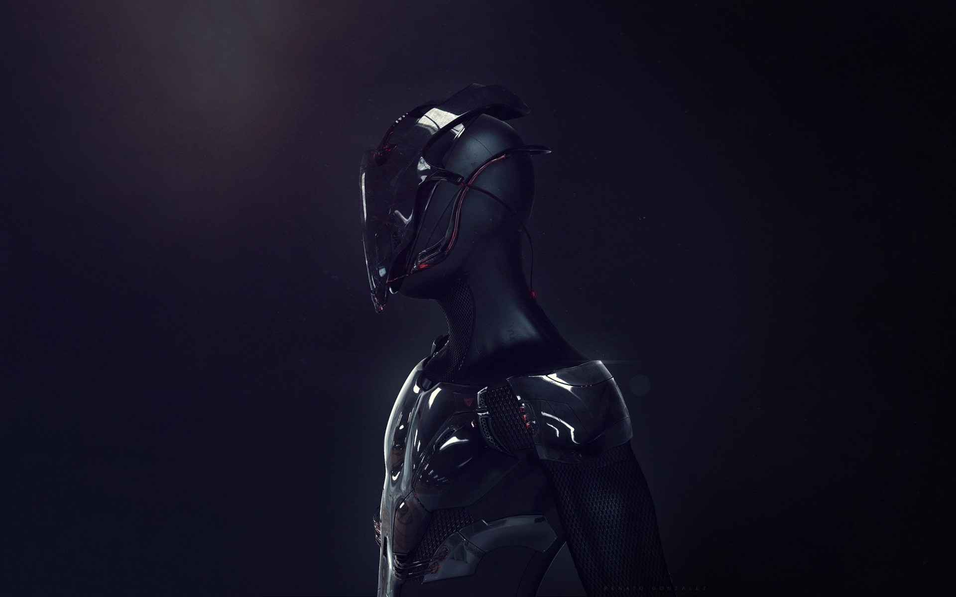 other games escuro nude arte ciência silhueta sozinho mulher homem futurista robô