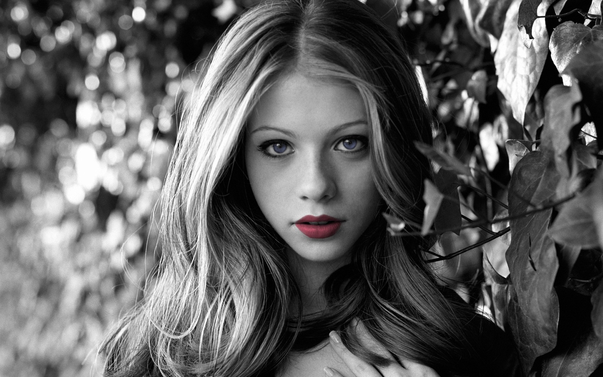 monocromático retrato moda menina mulher modelo olho rua atriz michelle trachtenberg hollywood celebridade celebridade