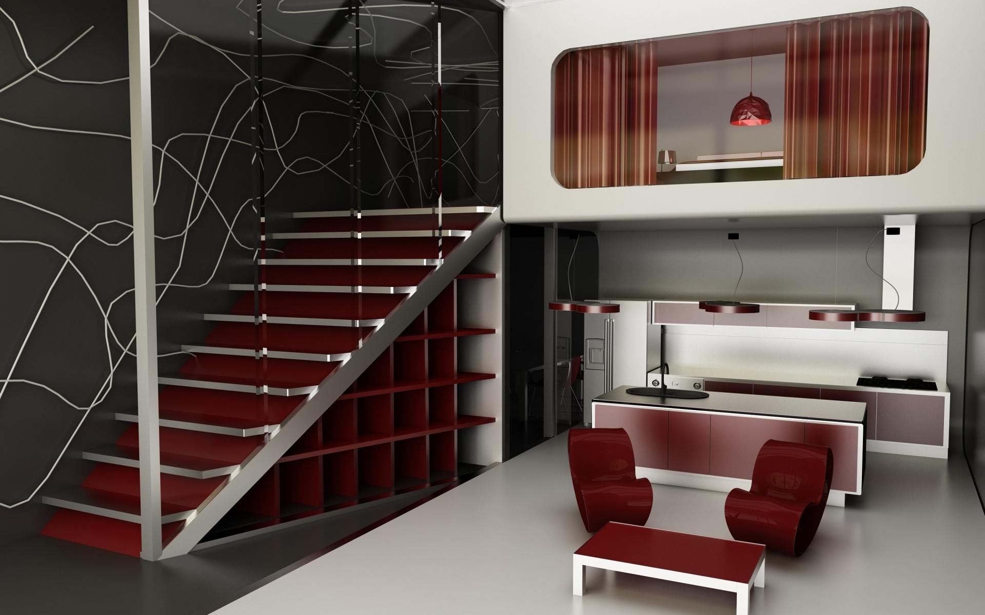 dentro de casa dentro de casa prateleira quarto moderno móveis moderno janela família vazio apartamento luxo o negócio casa design de interiores cozinha cadeiras design de casa