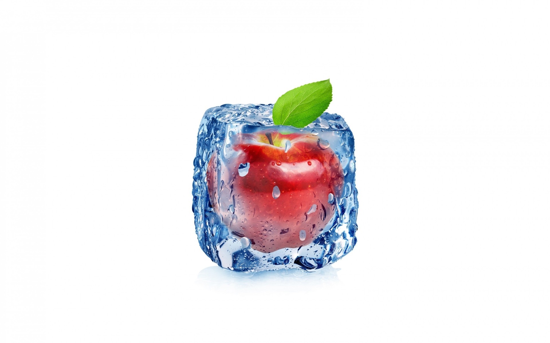 comida refresco fruta isolada doce saudável frescura queda molhado epicuro dieta frio delicioso delicioso saúde desktop baga morango fatia maçã cubo de gelo congelado gelo