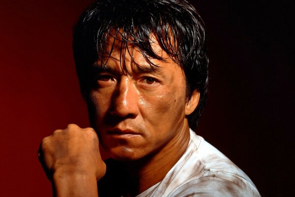 Retrato do ator Jackie Chan