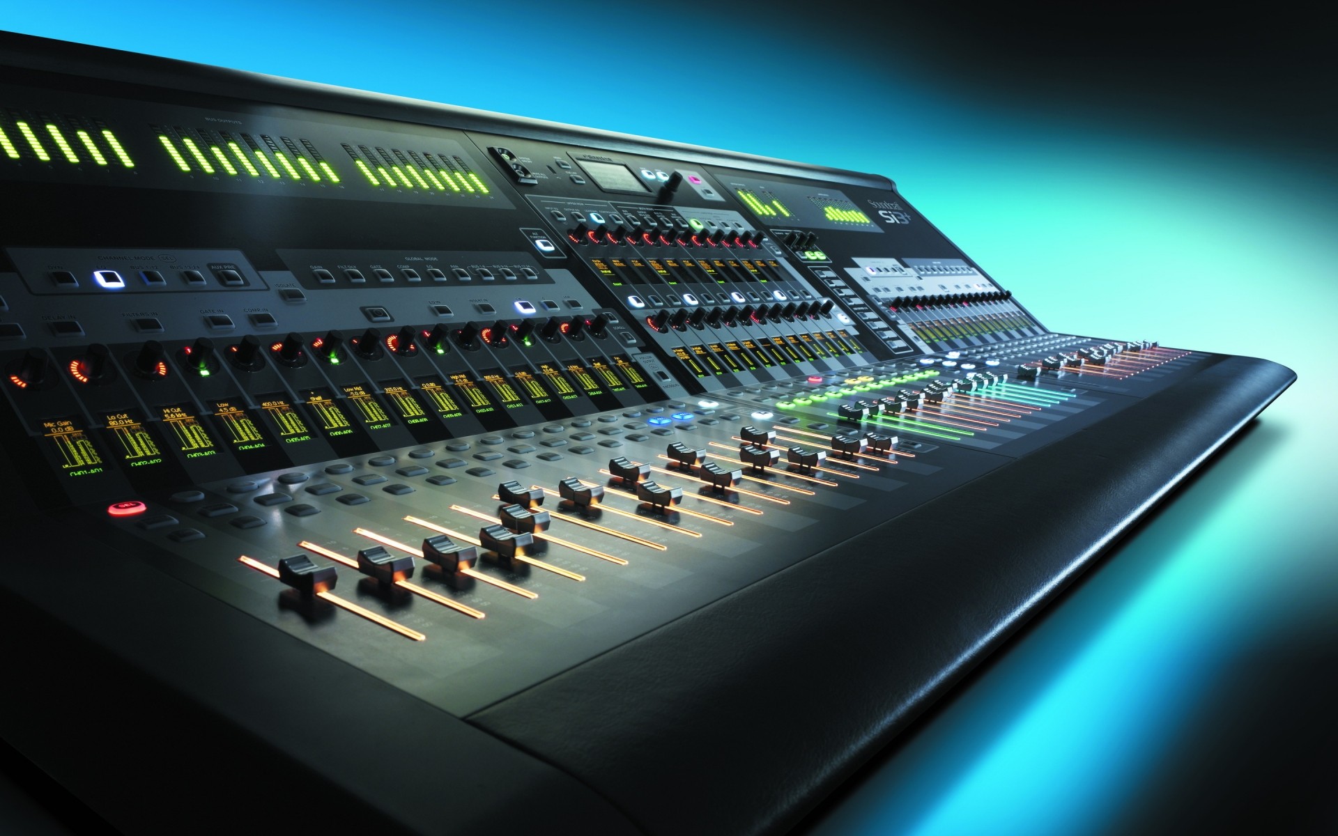 música tecnologia som mixer consoles soundcraft misturador de música