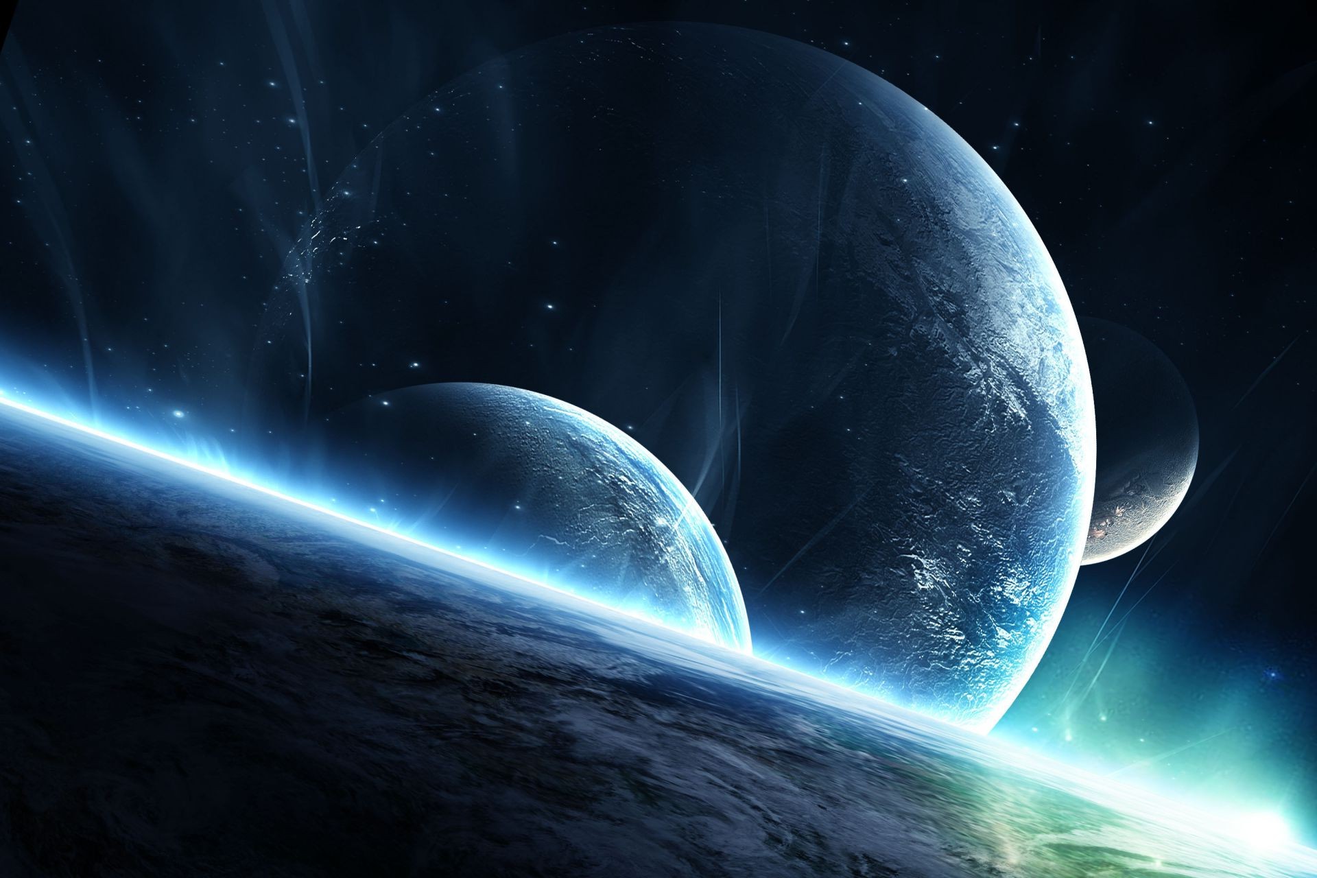 planetas astronomia lua planetas ciência espaço astrologia galáxia fantasia em forma de bola exploração espaço solar atmosfera fantasia futuro ser extraterrestre satélite órbitas futurista
