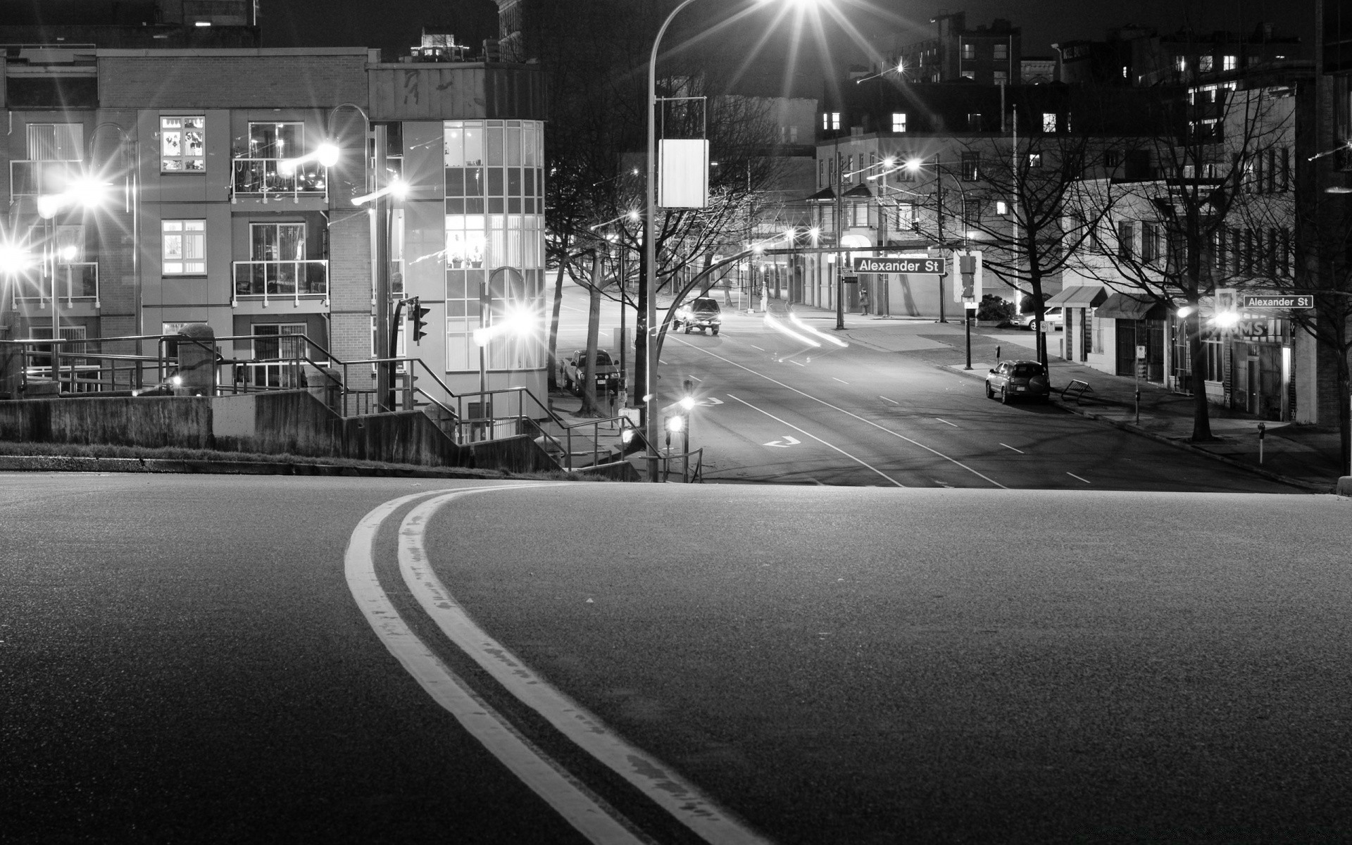 preto e branco rua carro borrão estrada sistema de transporte monocromático tráfego cidade ônibus rodovia urbano centro da cidade carro viagens luz fotografia