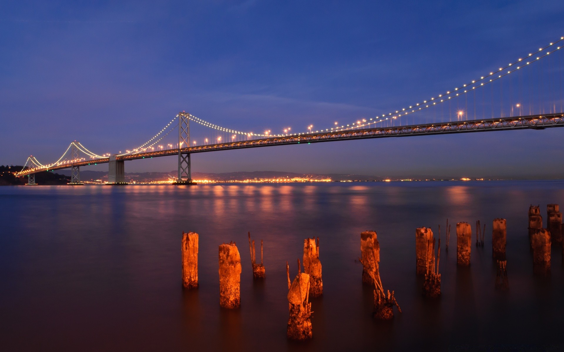 outras cidades ponte ponte suspensa água pôr do sol noite rio arquitetura viagens crepúsculo cidade suspensão céu conexão reflexão sistema de transporte amanhecer suspender
