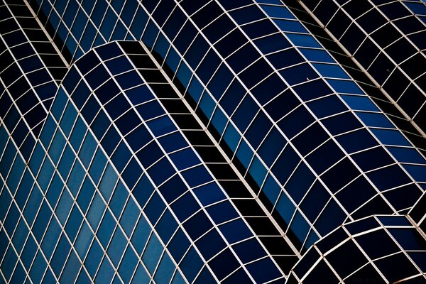 Figura geométrica ou arranha-céu em estilo moderno