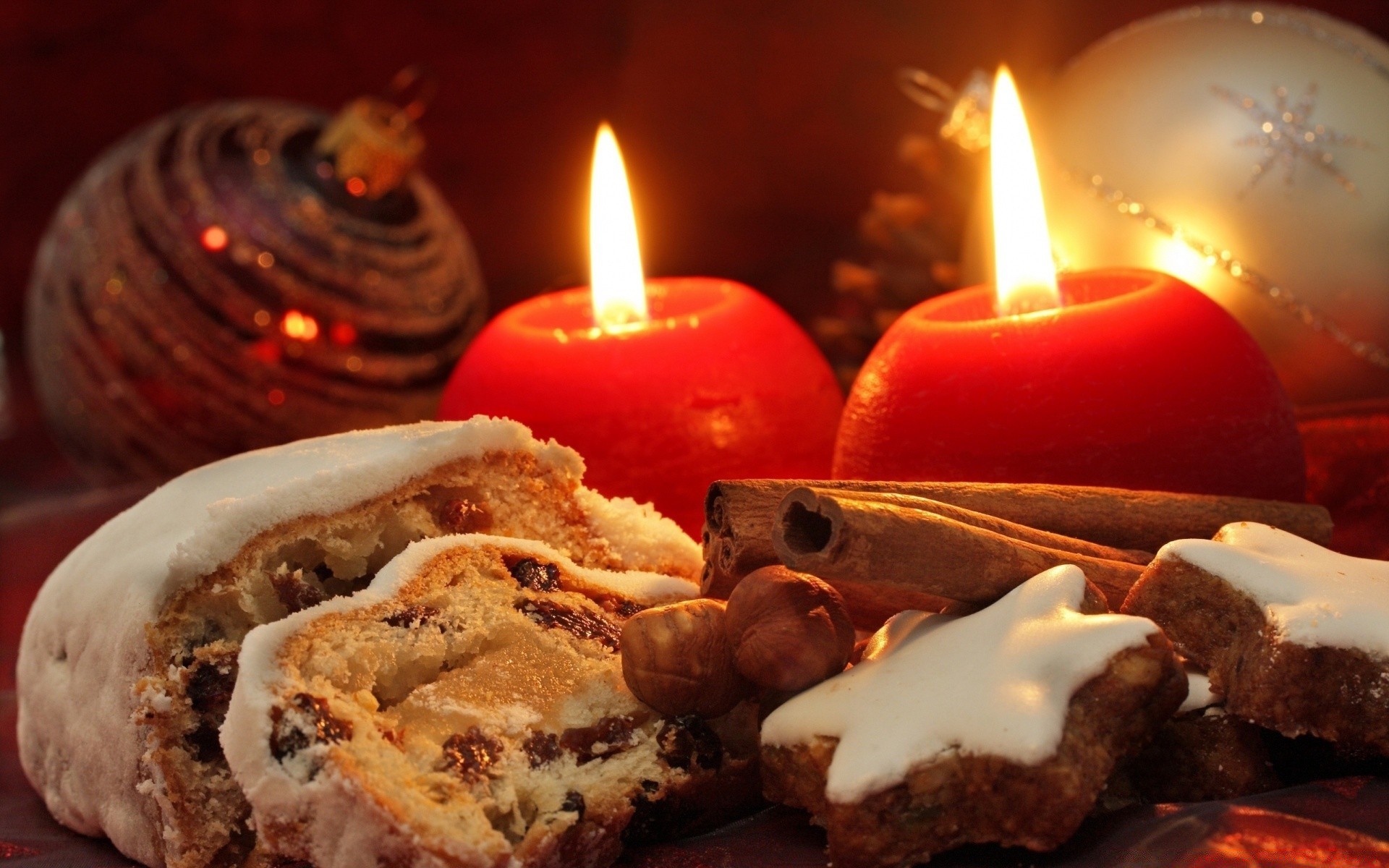 sobremesas vela chama alimento natal