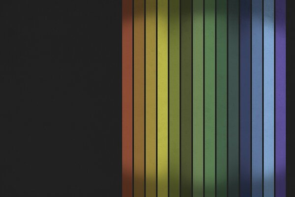 Listras iridescentes em preto