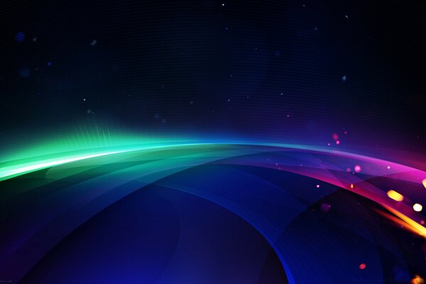 Imagens do movimento do espaço da ciência em cores vivas