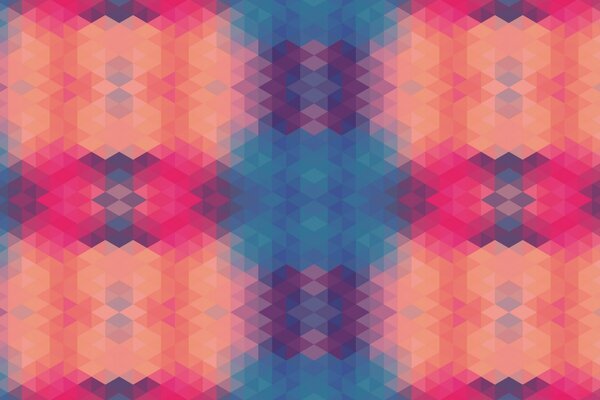 Imagem geométrica rosa-cinza-púrpura