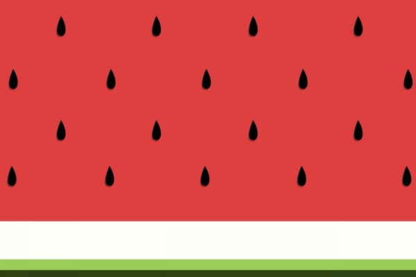 Muitos pontos em um fundo vermelho como morangos