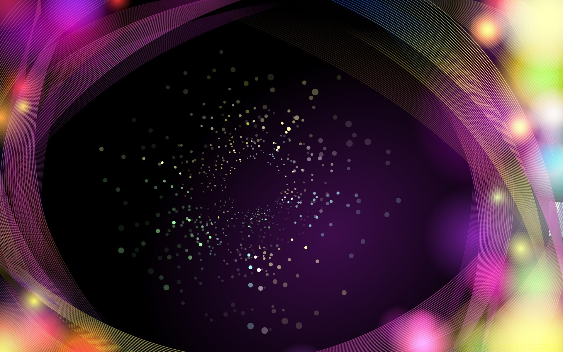 cores brilhantes abstrato brilhante arte cor design ilustração gráfico redondo gradiente borrão brilha moderno luz decoração desktop papel de parede fantasia