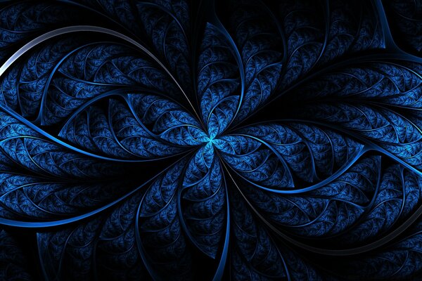 Padrão de padrão abstrato em espiral