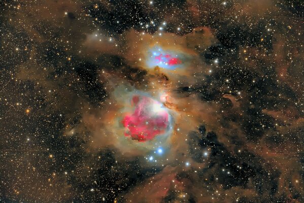 A Nebulosa da galáxia como uma nova forma de pintura