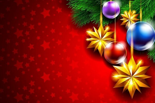 Decorações para o ano novo e Natal