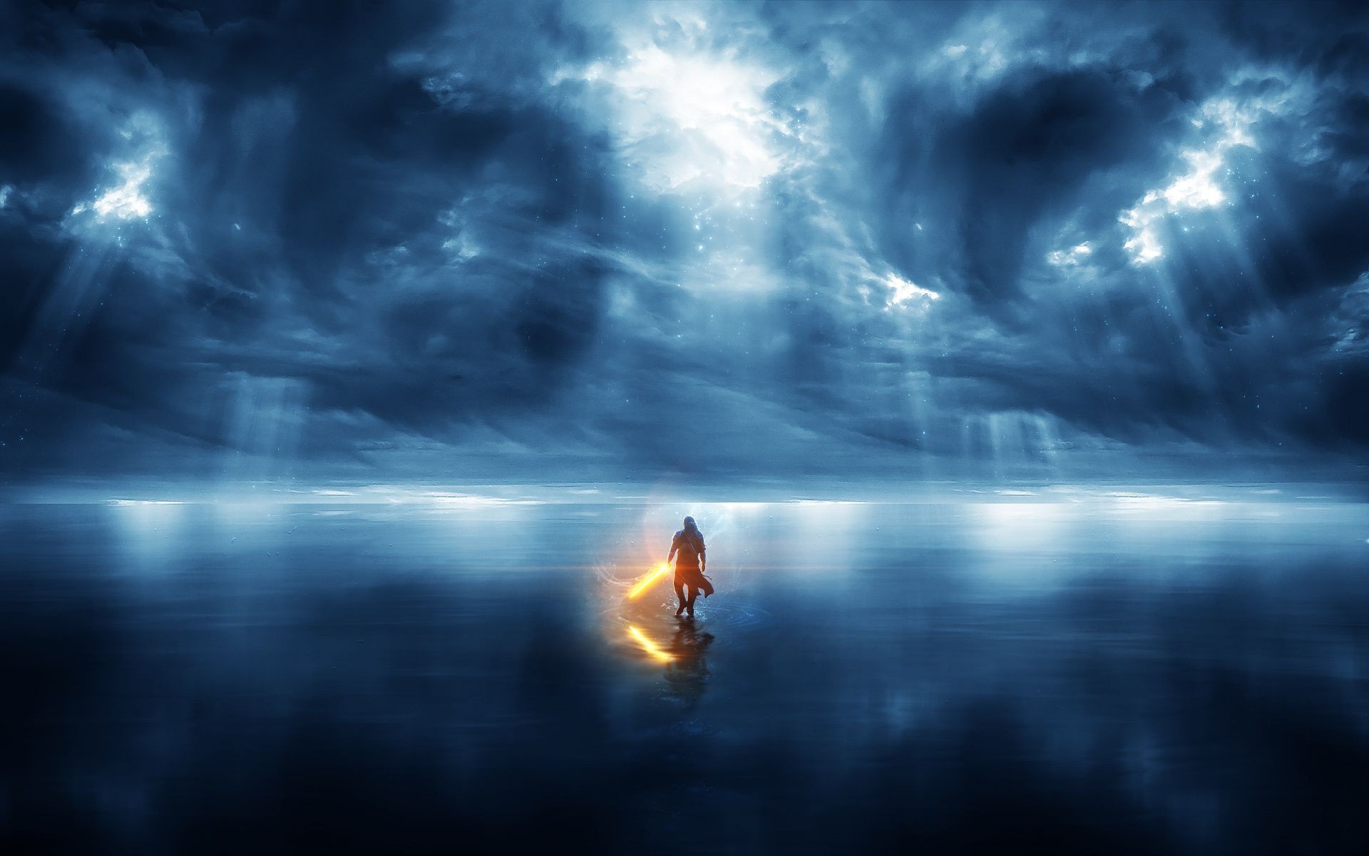 sol água relâmpago ao ar livre amanhecer natureza tempestade céu pôr do sol