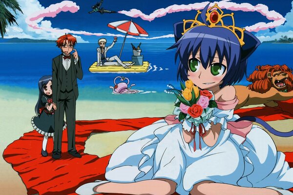 Momento do Filme Anime No fundo do mar