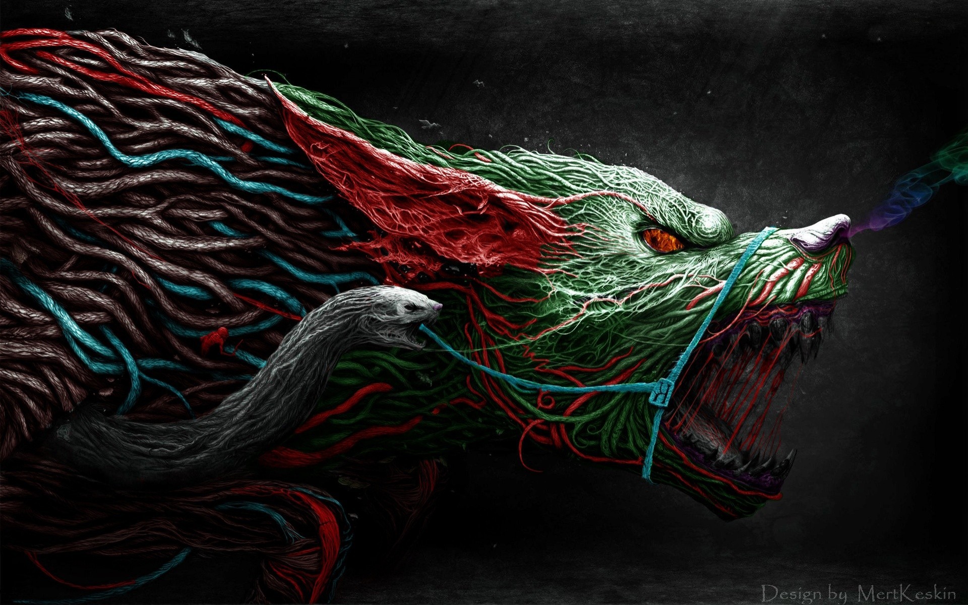 fantasia corda cor desktop arte chama