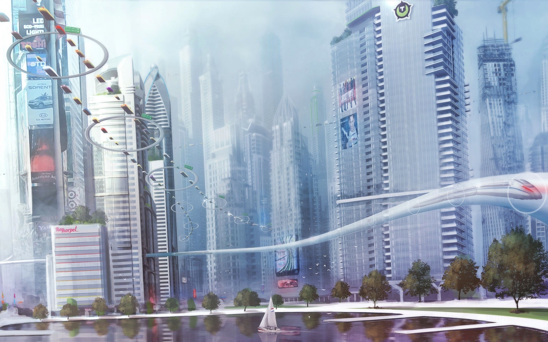 fantasia arquitetura cidade o negó cio moderno arranha-céu escritó rio urbano casa centro da cidade cidade viajar céu torre moderno skyline distrito alta finança reflexão alta