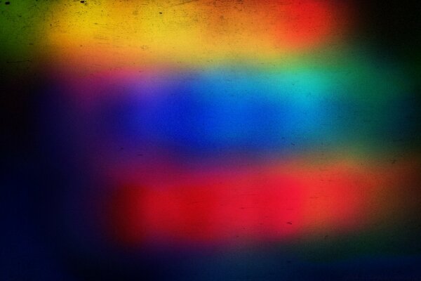 Arte com cores borradas com luz fraca