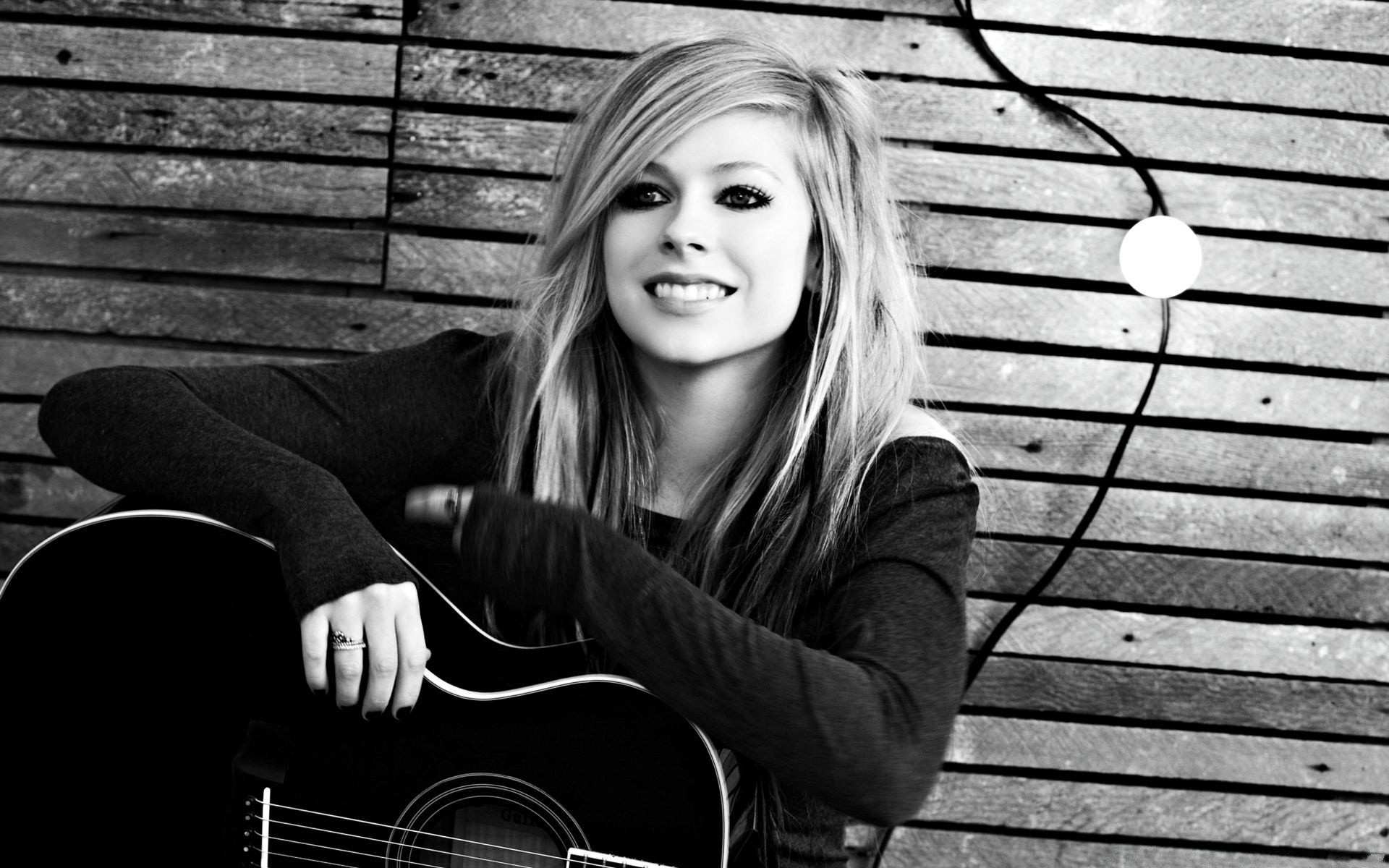 cantores retrato mulher solteiro monocromático menina adulto jovem modelo guitarra