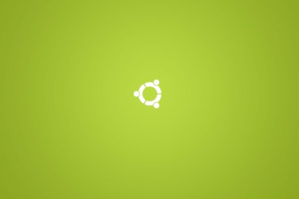 Logo Linux em fundo verde
