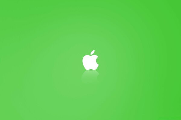Papel de parede verde na área de trabalho apple apple
