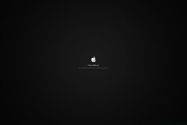 Logotipo da Apple maçã branca em fundo preto
