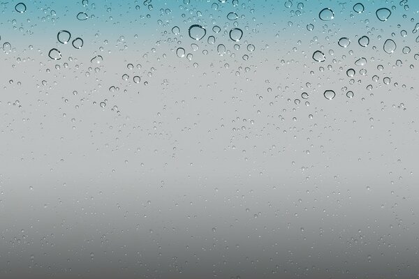 IOS 5 papel de parede-gotas de água