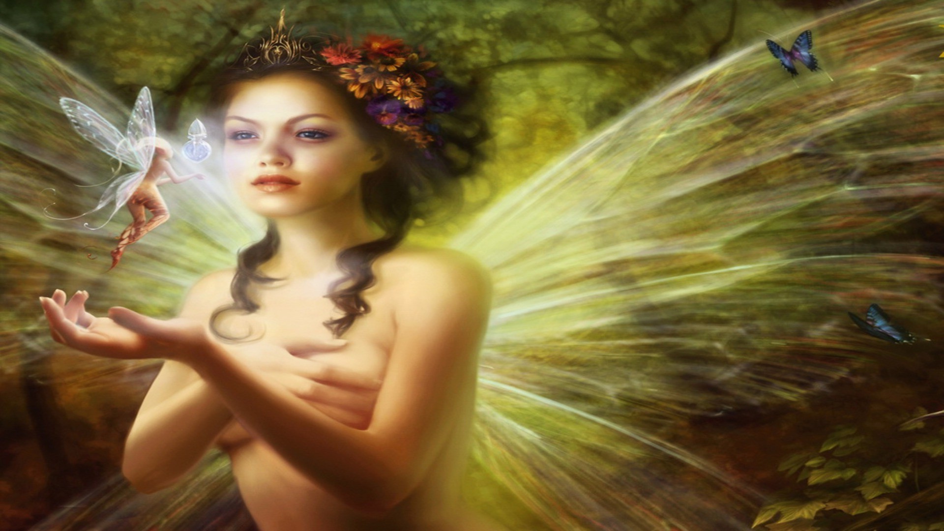 feiticeiras menina bela mulher arte água retrato verão modelo natureza