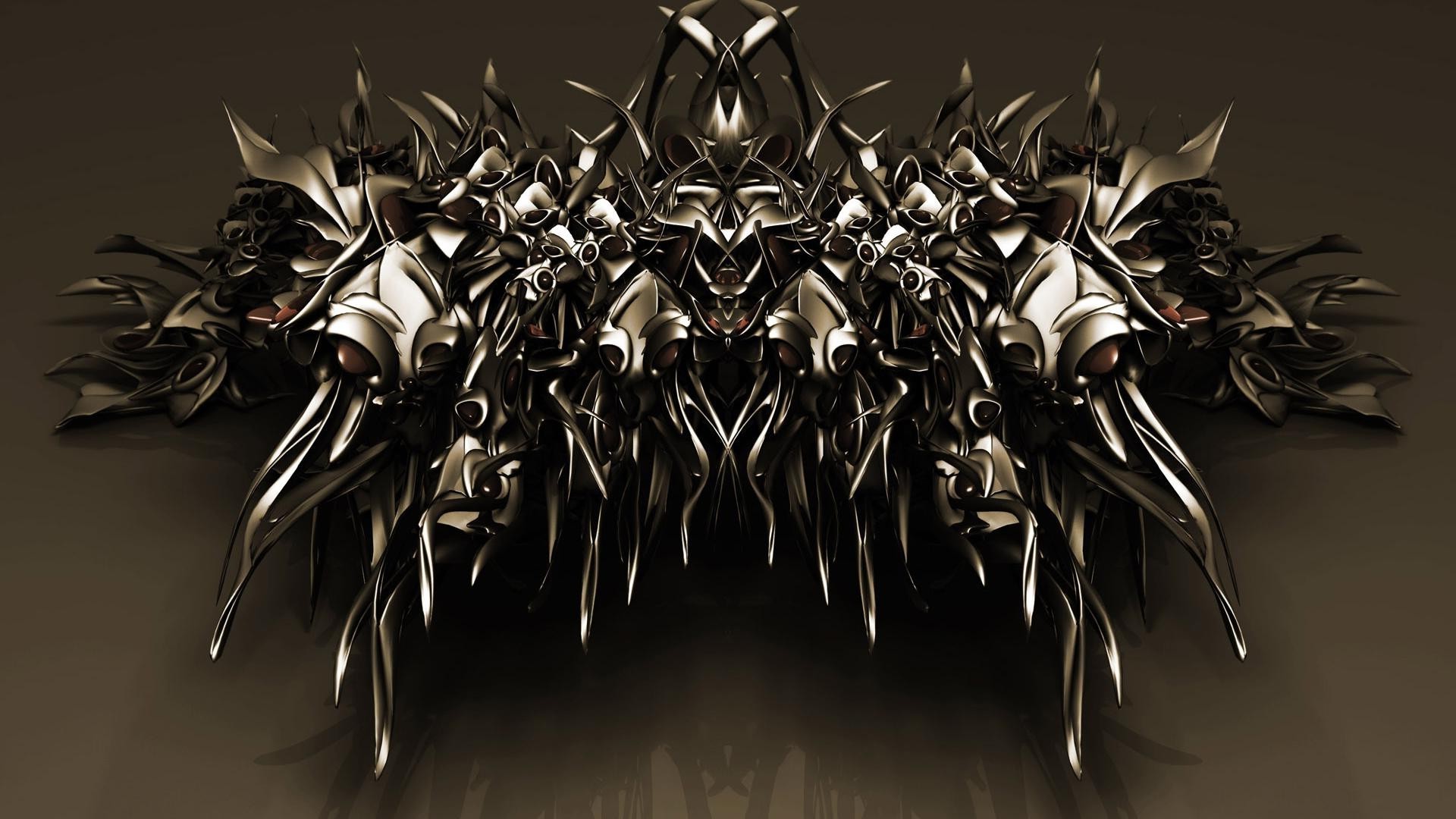 padrões metal ferro aço cromo decoração vintage arte luxo brilha afiado reflexão ouro exposição desktop aço inoxidável velho ainda vida parafuso design