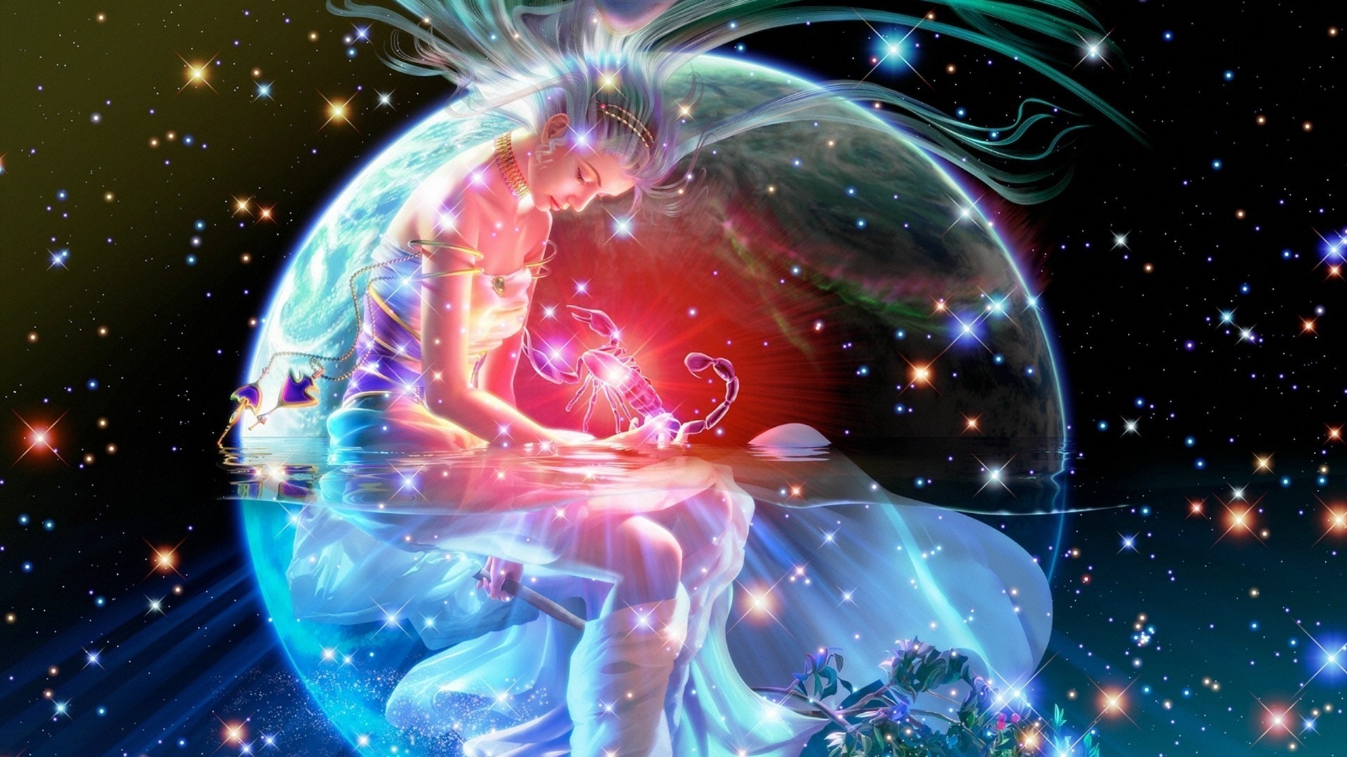 abstrato design luz movimento desktop esfera espaço ciência luminescência brilhante em forma de bola papel de parede