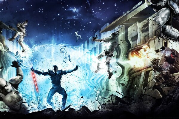 Space Warrior reflete os golpes