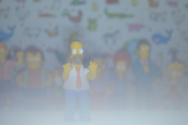 Os simpsons para um grupo de adultos