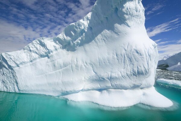 Neve geleira iceberg água