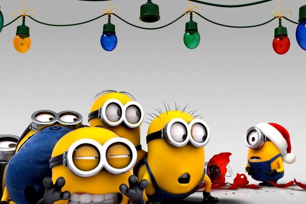 Grupo de minions, muito engraçado
