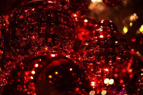 Luzes de Natal brilhantes Festivas