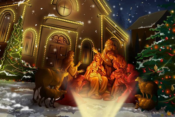 Natal. É Natal. árvore de Natal