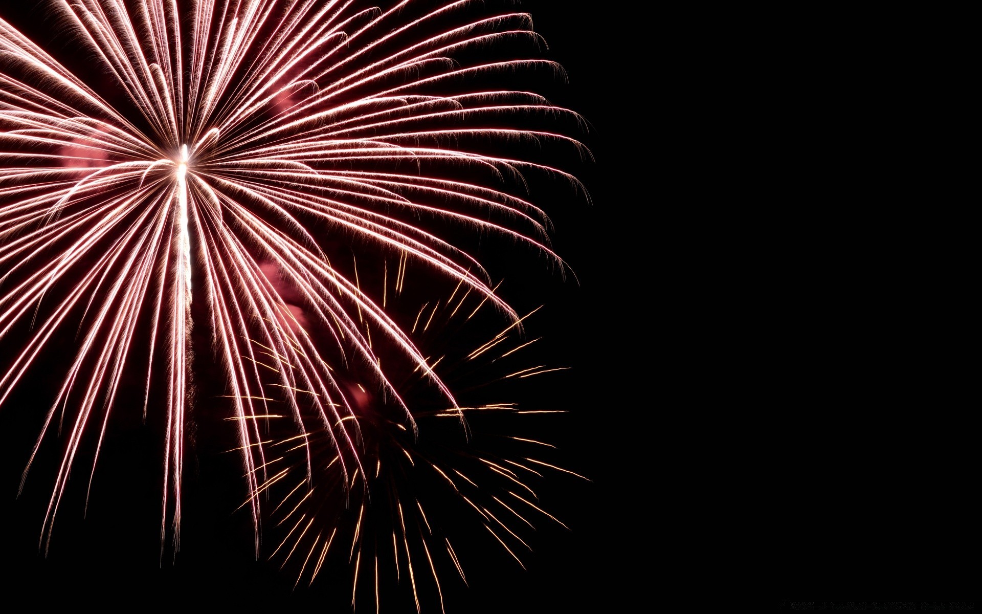 ano novo fogos de artifício festival chama explosão flash natal escuro feriado